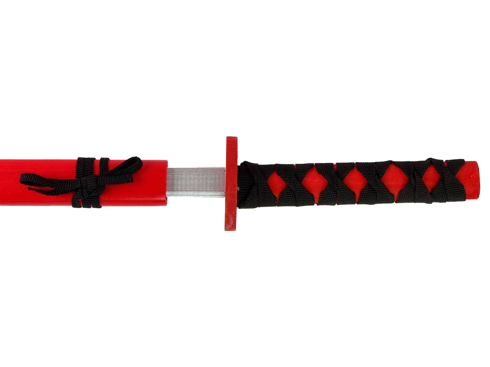 Wooden Sword Red Props For The Knight 73 Cm
