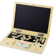 Drevená tabuľa Laptop Krieda