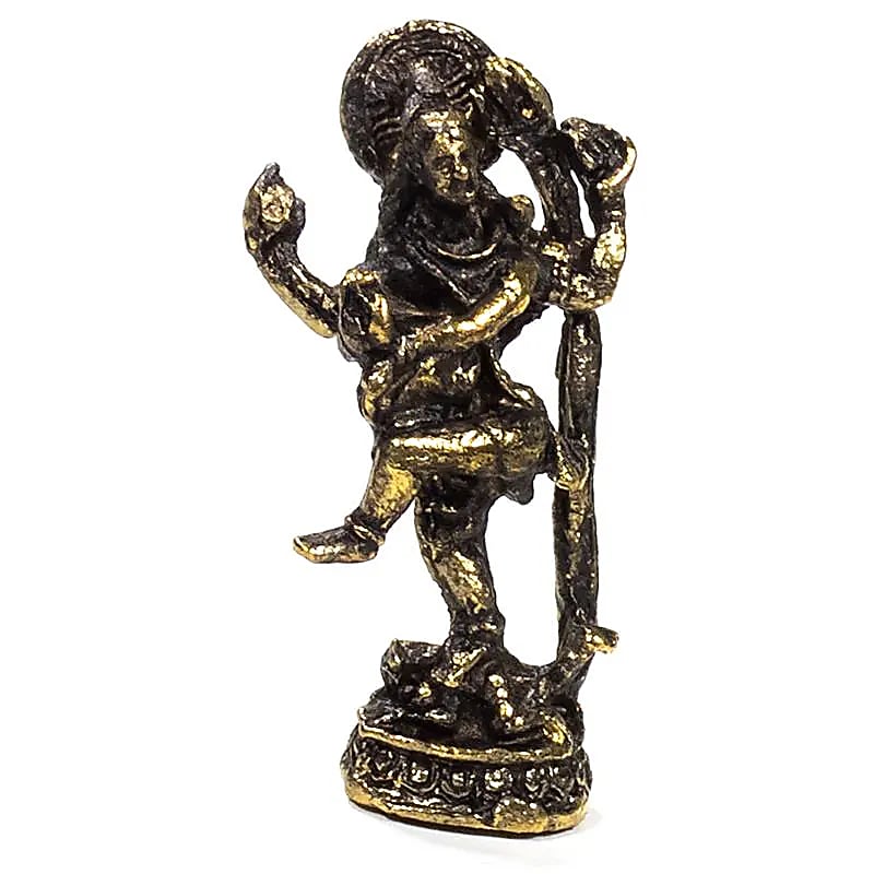 Shiva Nataraja Statuette --pakke med 5 stk - 15 G; 4 cm