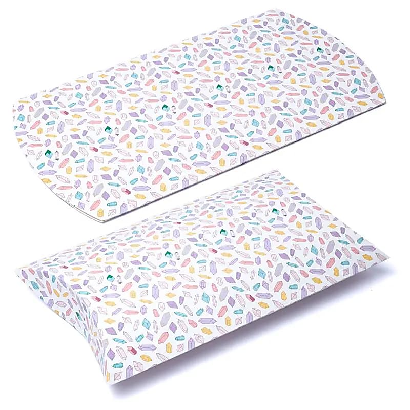 Pillow Box XL Mehrfarbige Diamanten – 35,5 x 25,4 cm, Packung mit 10 Stück
