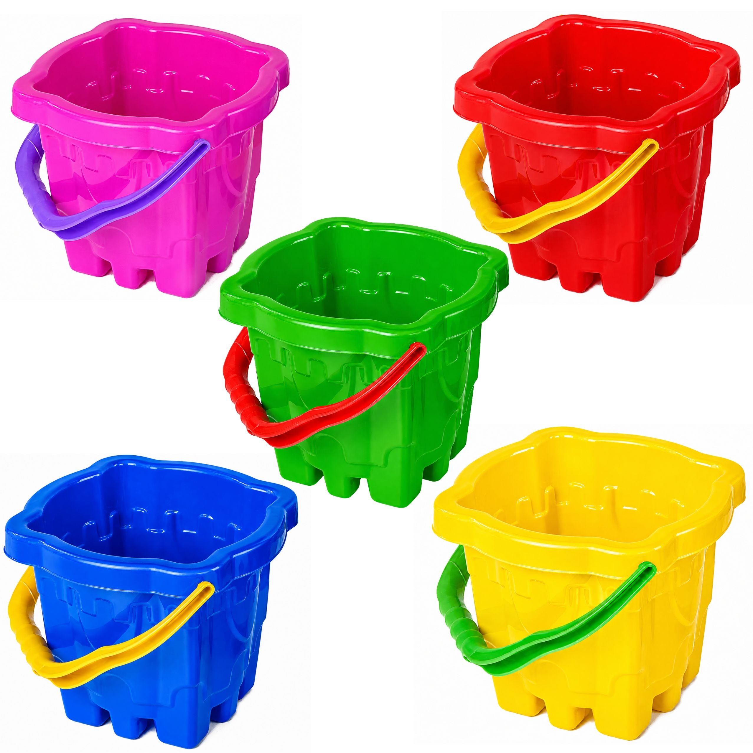 Castle Sand Bucket Mix Of Colors