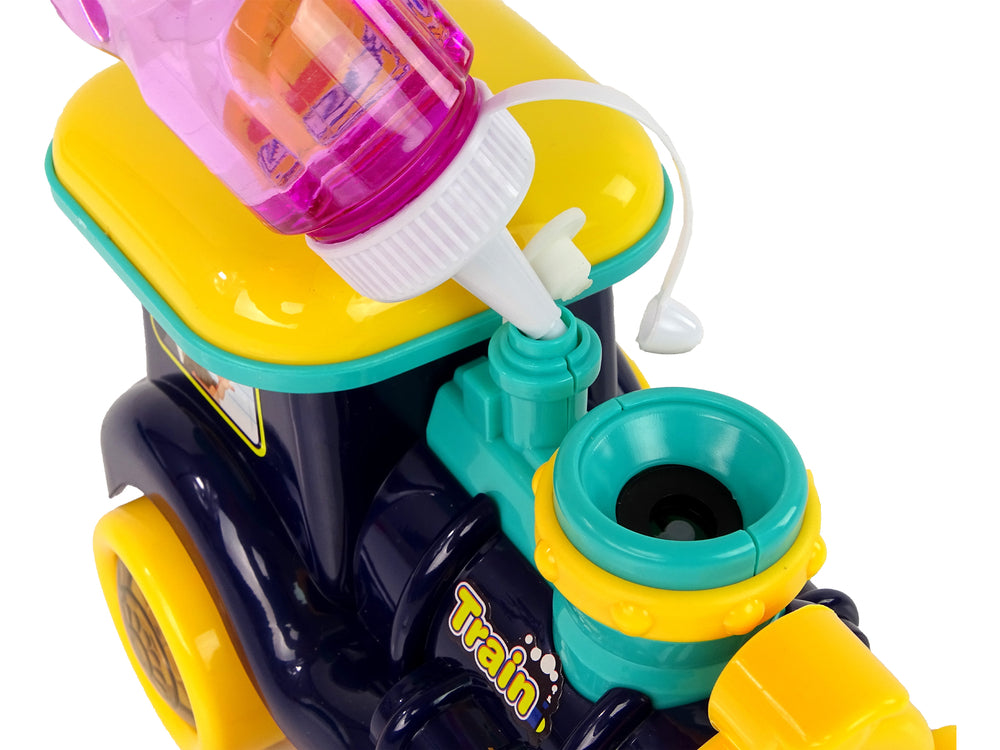 Soap Bubble Locomotive Rides Light Sounds Blue