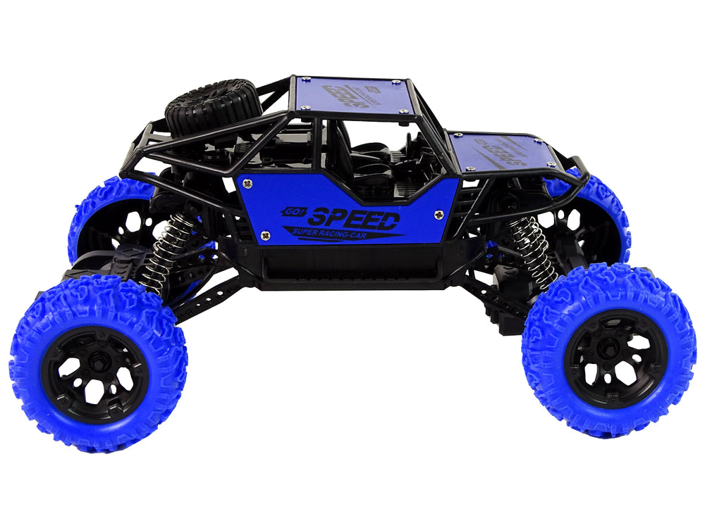 Remote Controlled Terrain Car R/c 1:18 Blue