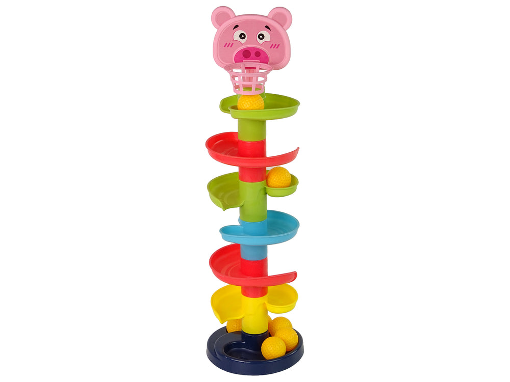Educational Ball Slide 6 Levels Pig Basket Sorter