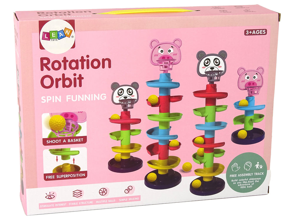 Educational Ball Slide 6 Levels Pig Basket Sorter