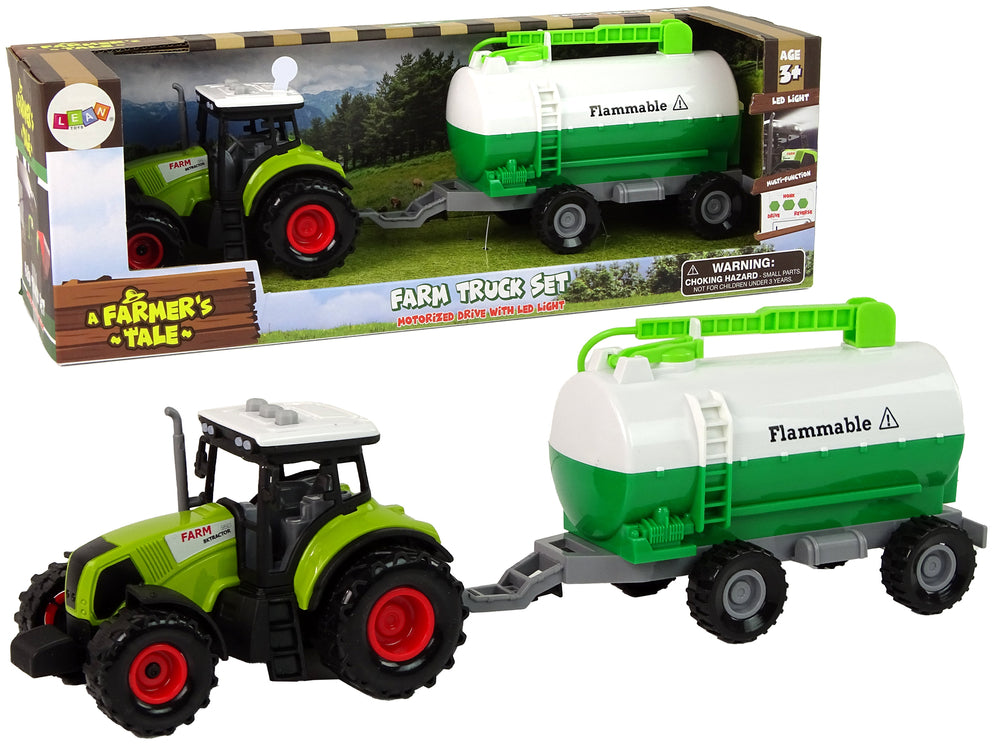 Tractor For Kids With Trailer Tank Car Farm
