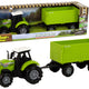 Farm Tractor With Trailer Lights Sounds Green