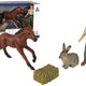 Állatfigurák halmaza Horse Hare Farmer
