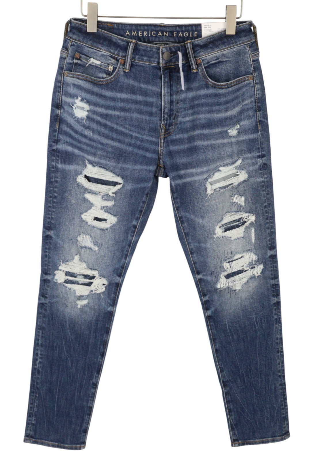 American Eagle Outfitters Airflex+temp Tech Men Jeansdistress Skinny
