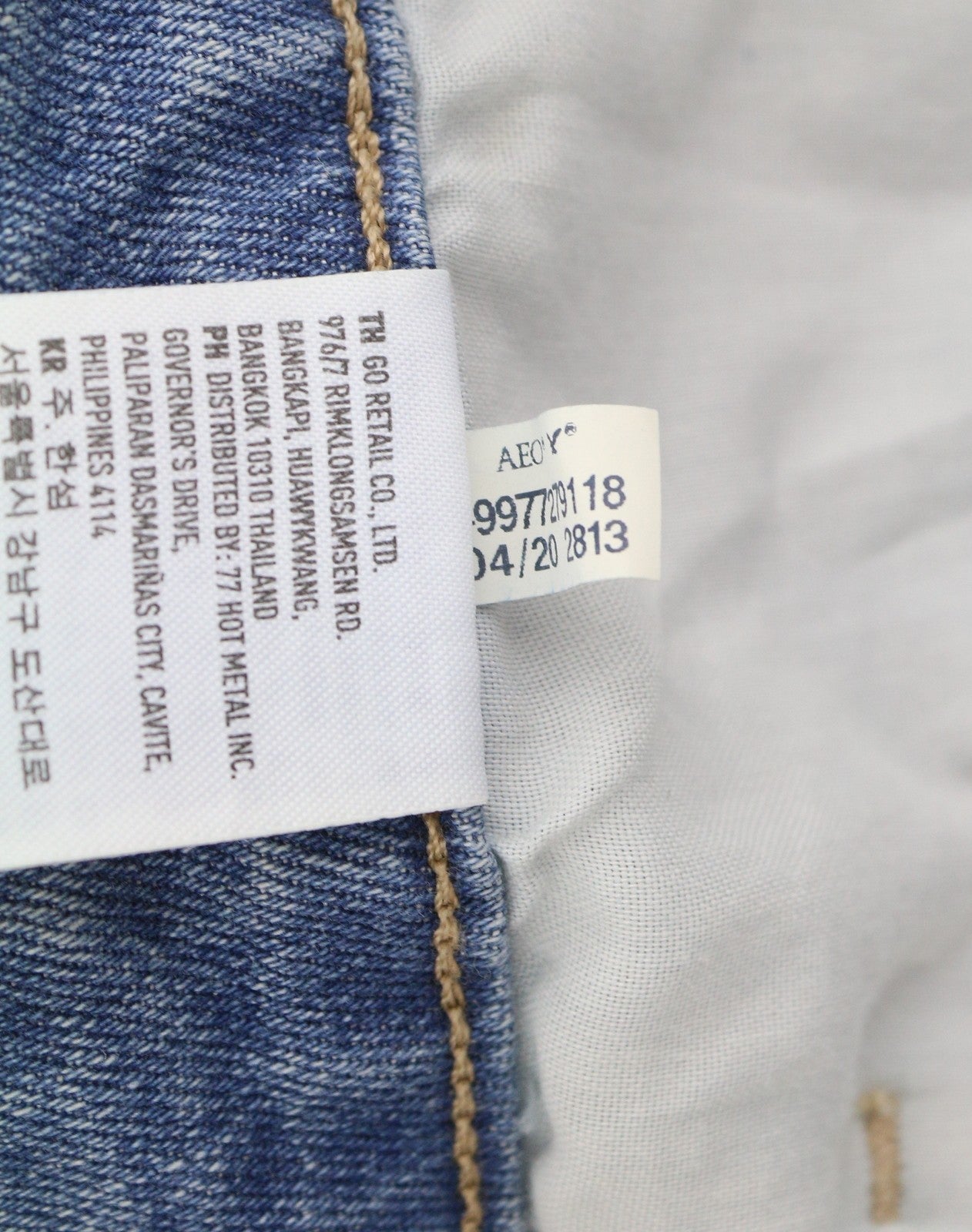 American Eagle Outfitters Stretch Mom Women Jeanswashed Blue