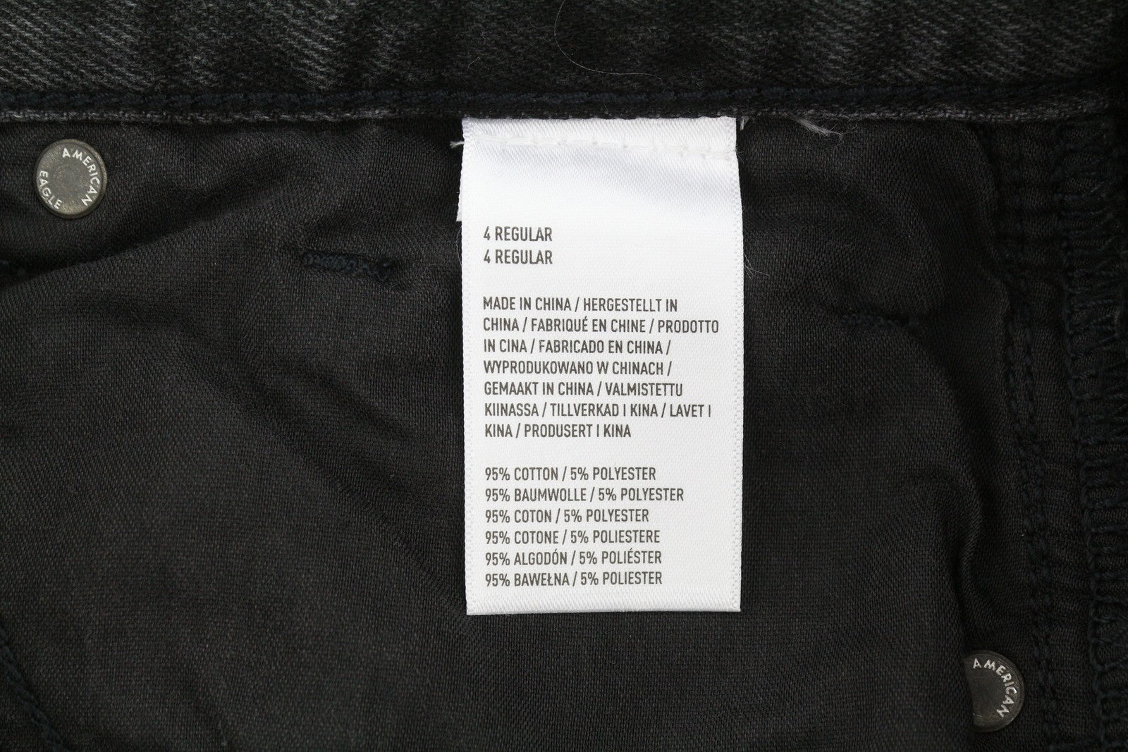 American Eagle Outfitters Mom Black Blaze Women Jeansblack Distress Ripped