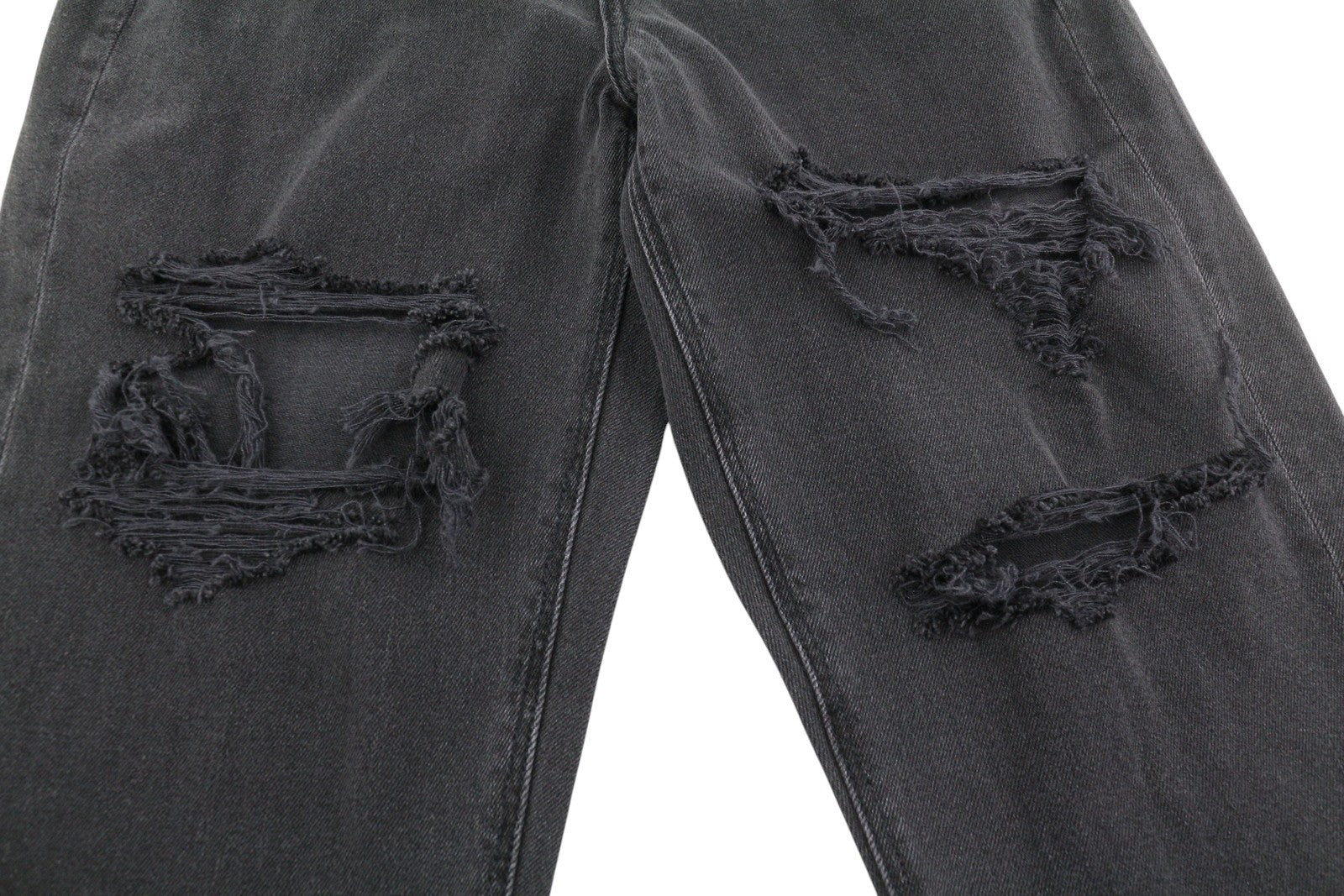 American Eagle Outfitters Mom Black Blaze Women Jeansblack Distress Ripped