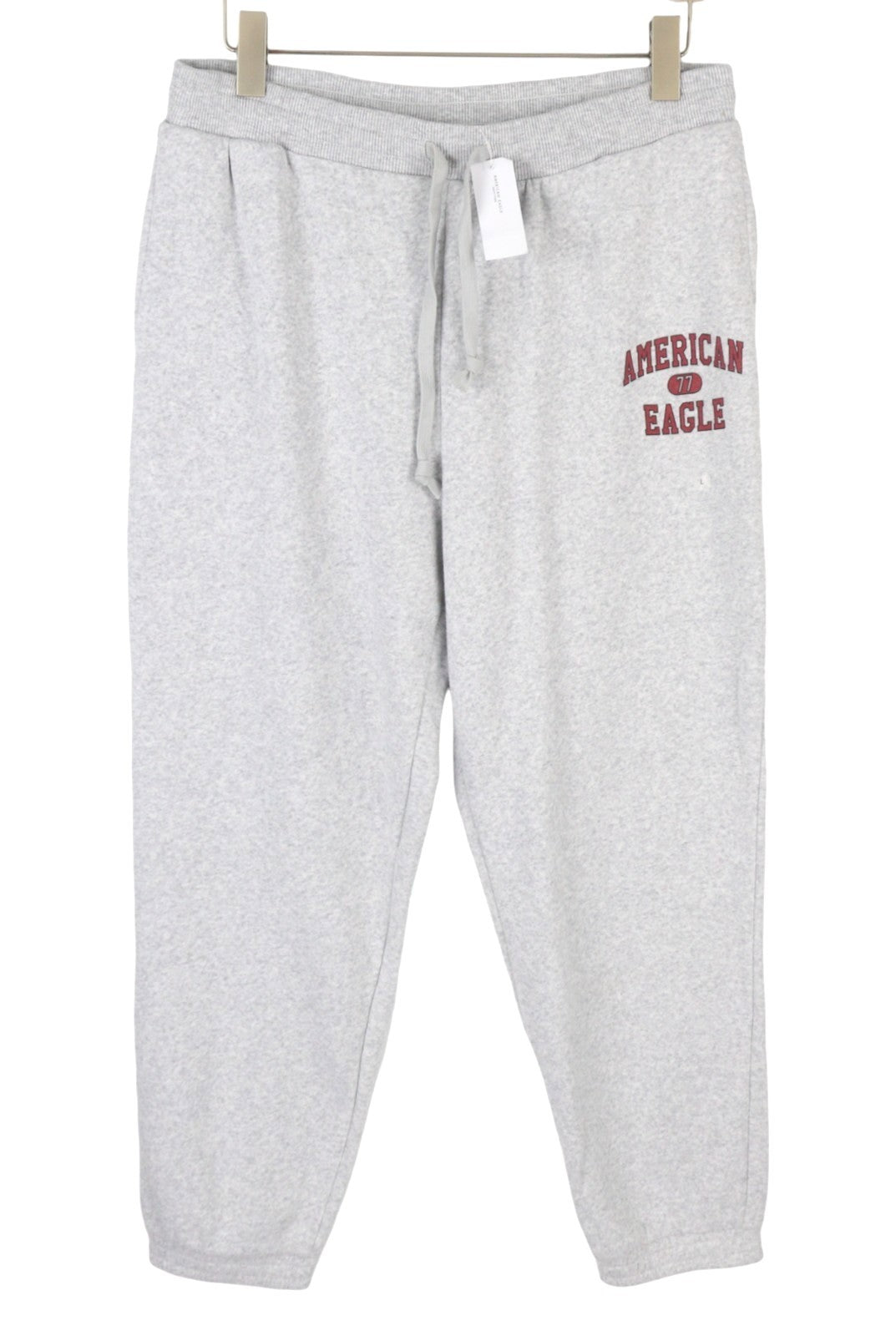 American Eagle Outfitters Men Trousersgrey Melange Drawstring Sweatpants