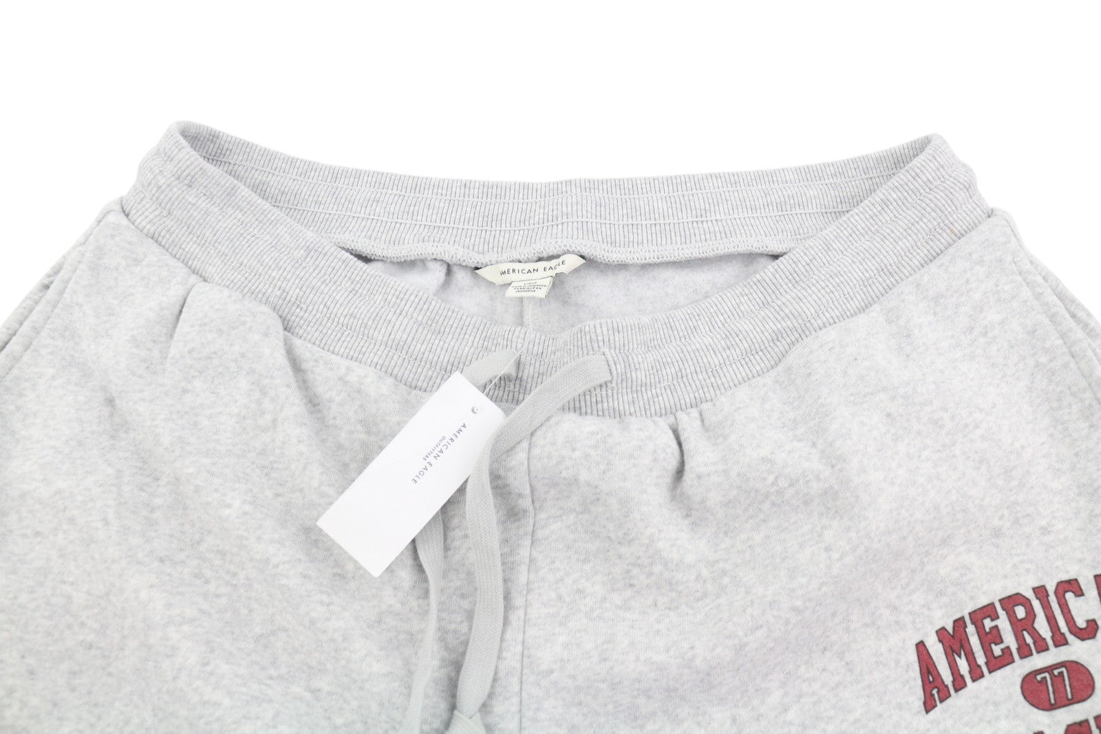 American Eagle Outfitters Men Trousersgrey Melange Drawstring Sweatpants