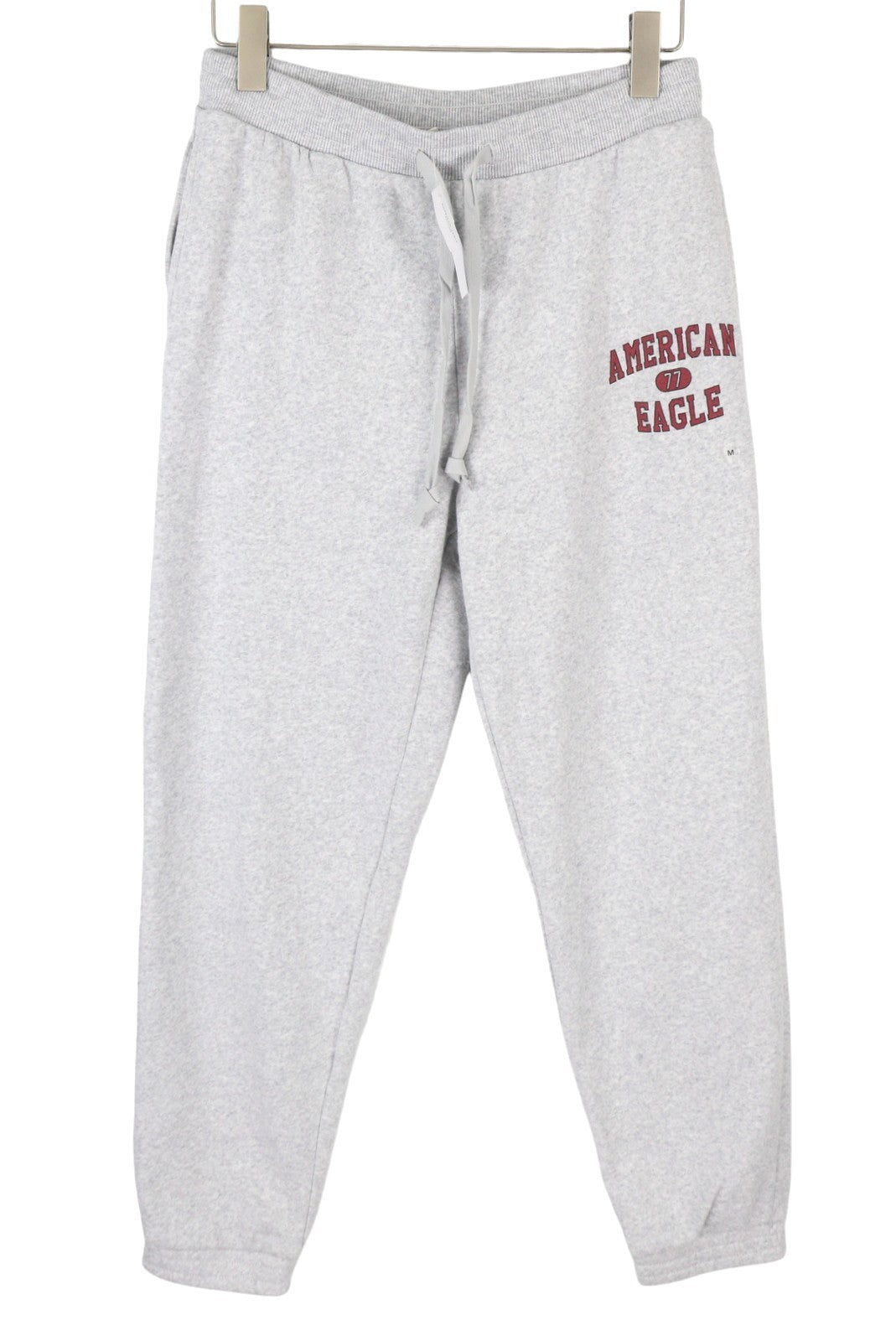 American Eagle Outfitters Men Trousersgrey Melange Drawstring Sweatpants