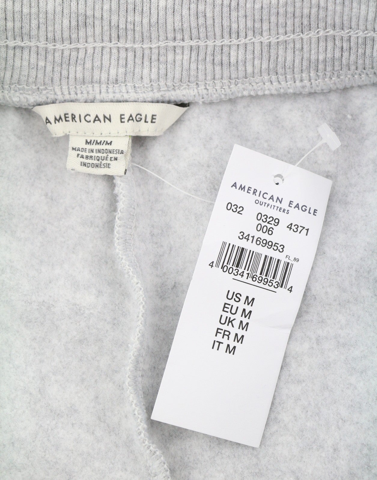 American Eagle Outfitters Men Trousersgrey Melange Drawstring Sweatpants