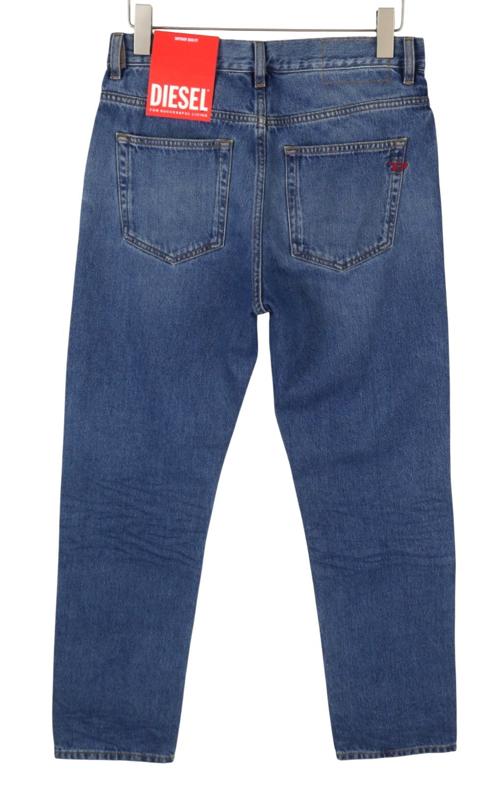 Diesel 2020 D-viker 0gyct Jeans pour hommes, bleu délavé, coupe régulière, jambe droite