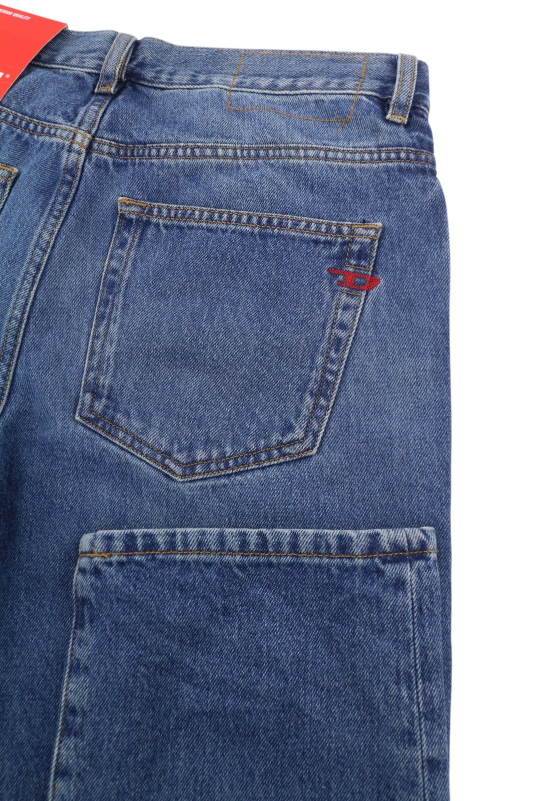 Diesel 2020 D-viker 0gyct Jeans pour hommes, bleu délavé, coupe régulière, jambe droite