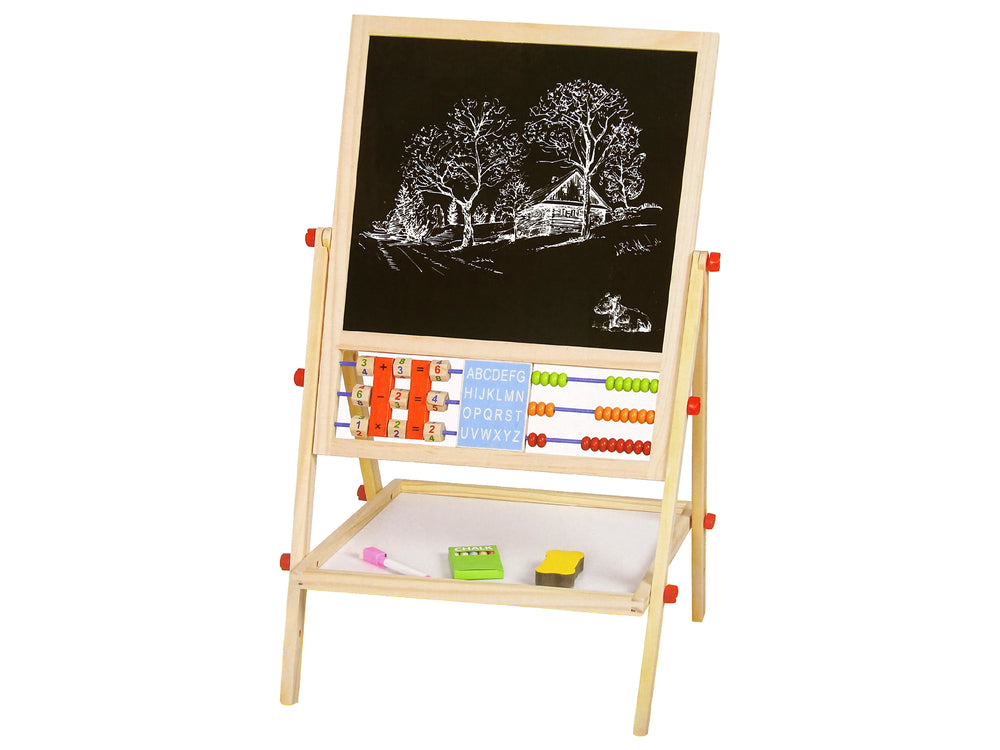 Wooden Board 2in1 Abacus Chalk Pen