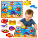 Wooden Fishing Set Colorful Magnet