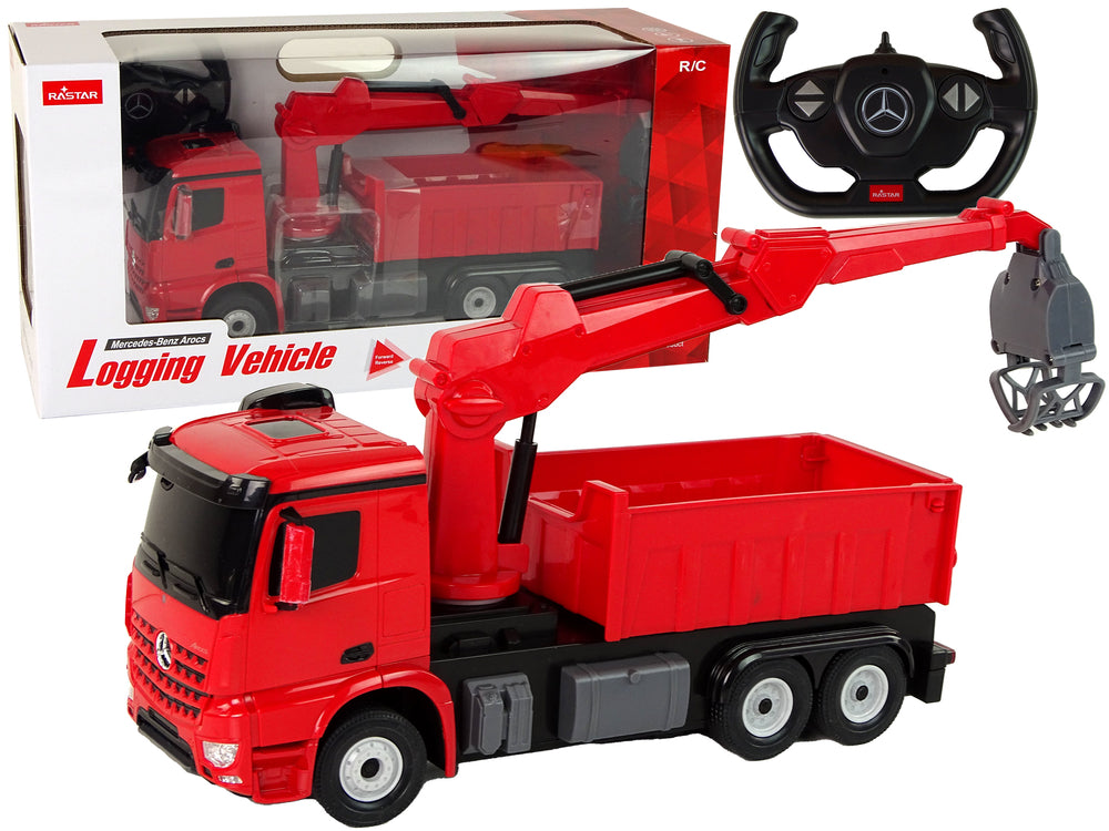 Mercedes Rastar Red Grapple Truck