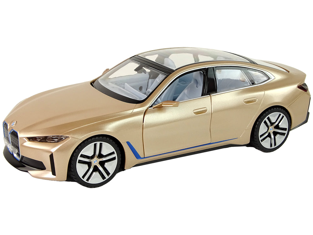Bmw I4 Remote Control Car Rc Rastar Gold 1:14