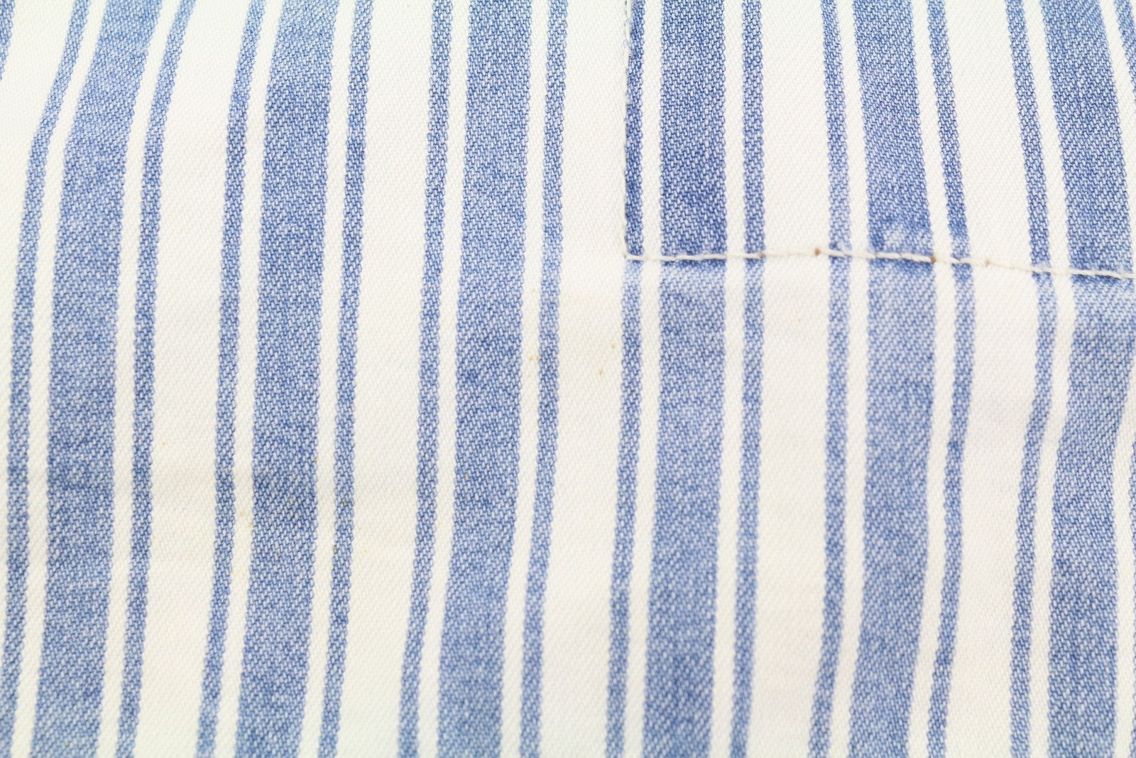American Eagle Outfitters Women Jacketblue Striped Button-up Cropped Denim