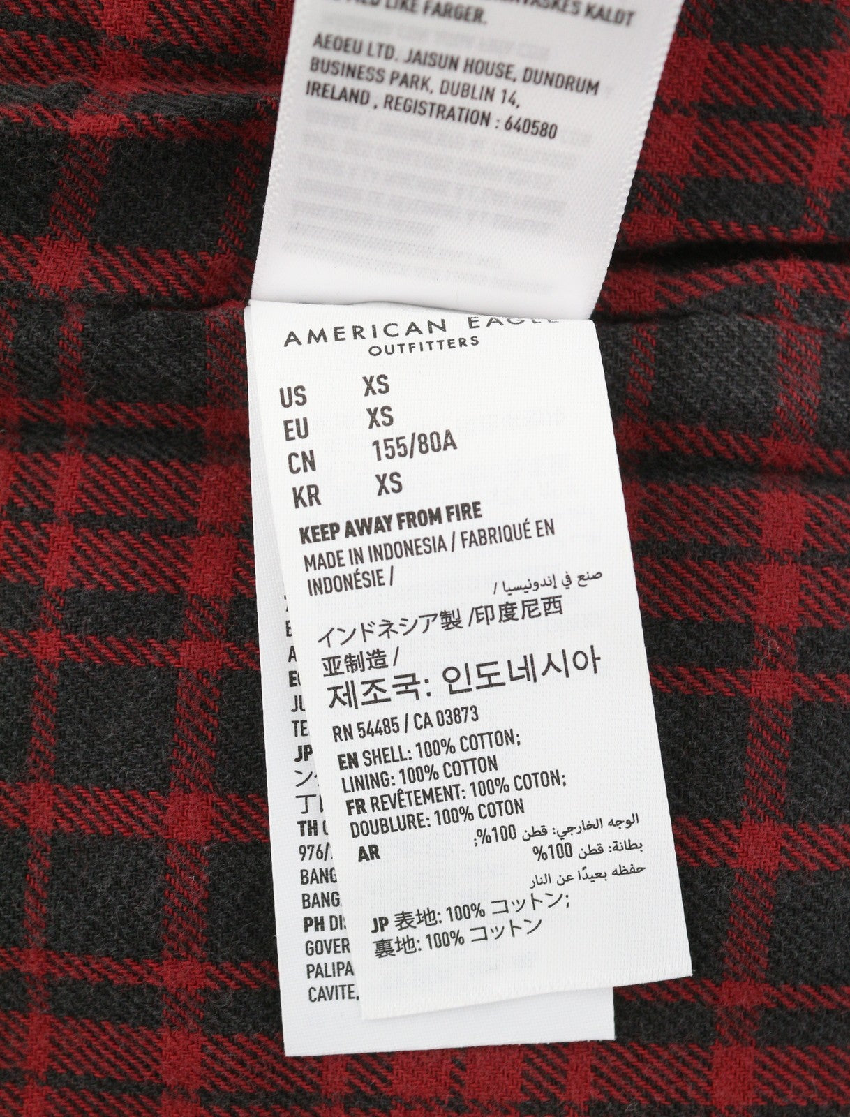 Giacca da donna American Eagle Outfitters in denim nero corto oversize