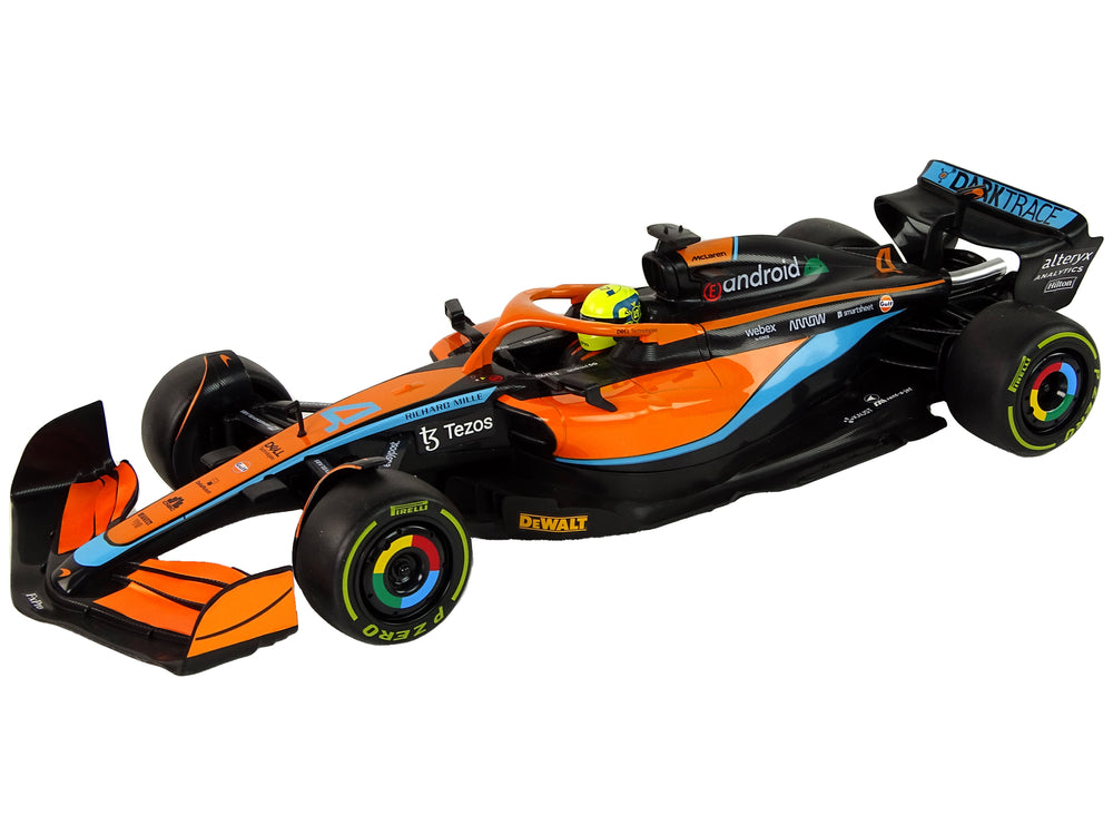 Zdalnie sterowany samochód wyścigowy Mclaren F1 Rastar Orange 1:12