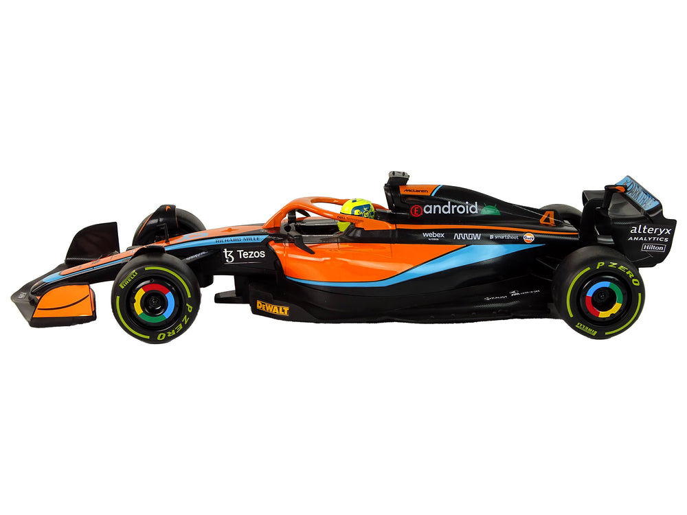 Zdalnie sterowany samochód wyścigowy Mclaren F1 Rastar Orange 1:12