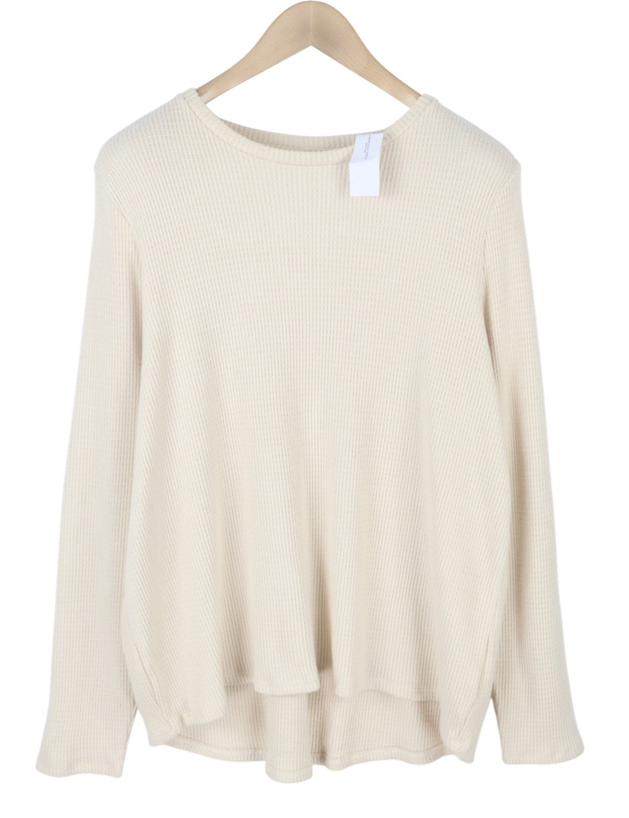 American Eagle Outfitters Men Sweatshirt 2xl Light Cream Soft Crew Neck Pull On
