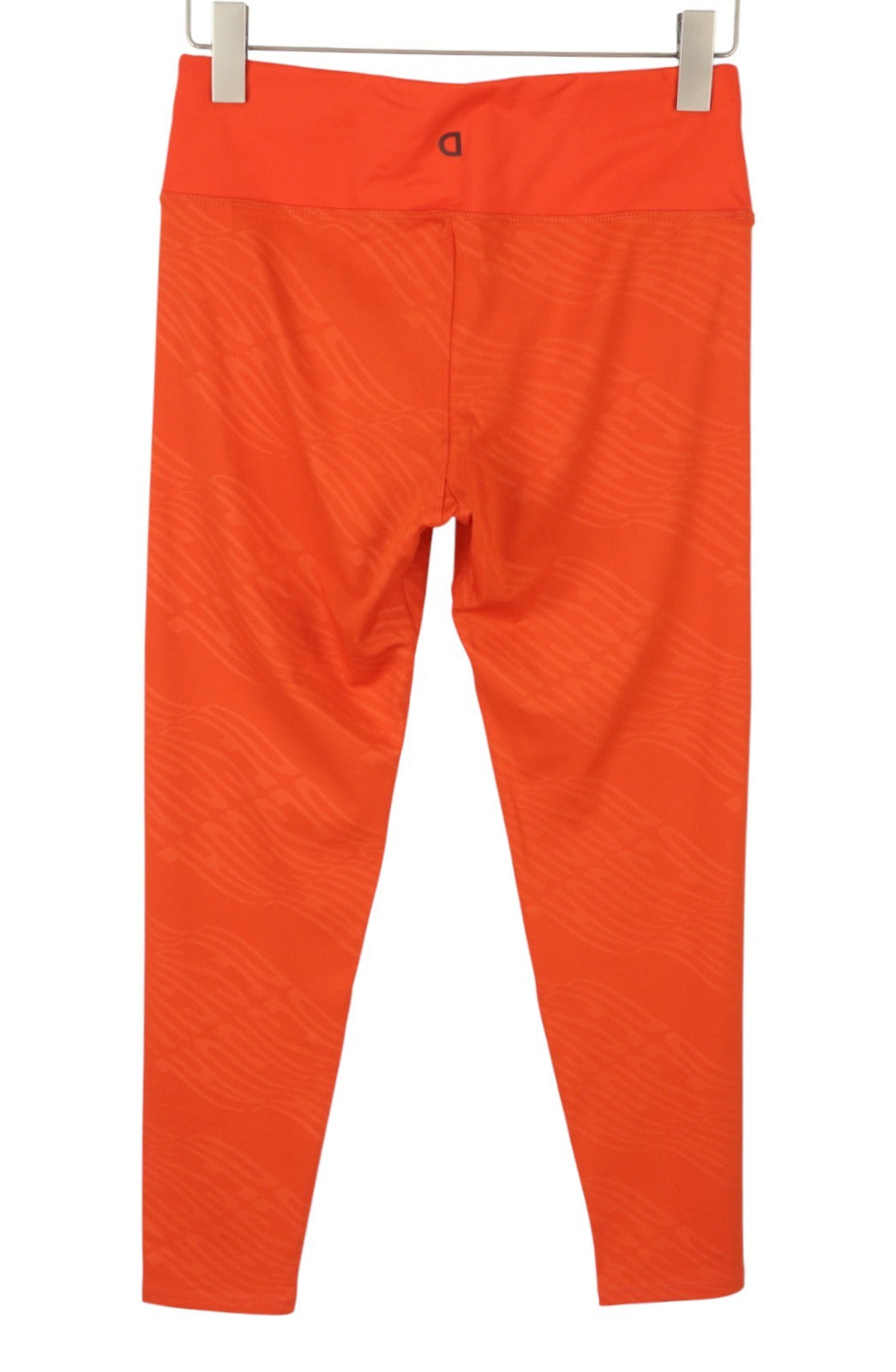 Desigual Lemon Women Leggings con motivo corto elasticizzato alla caviglia con motivo arancione