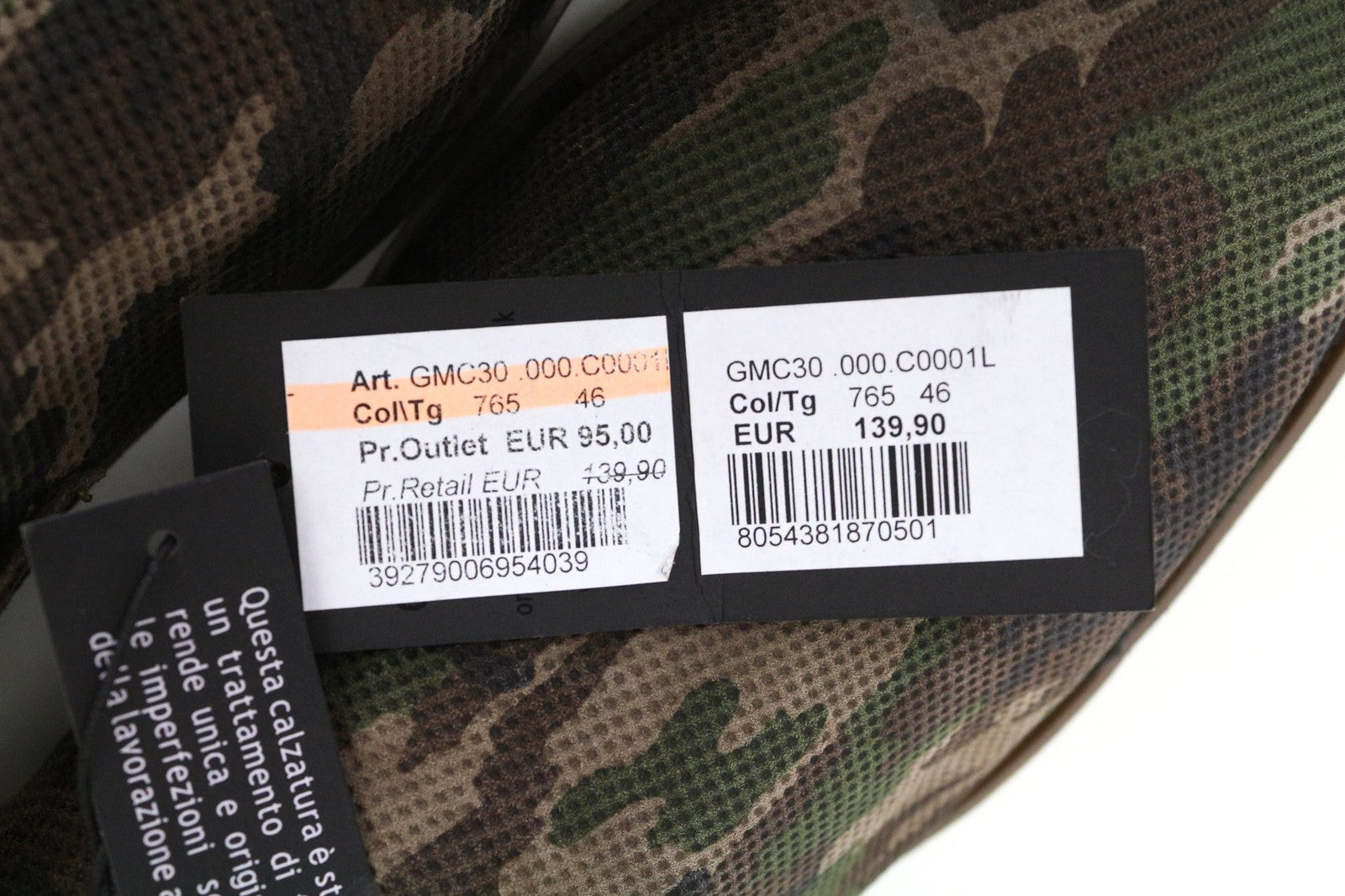Sapatos casuais de outros tecidos multicoloridos