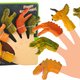 Finger Puppets Dinosaurs Animals 5 Pcs.