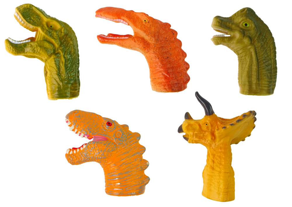 Finger Puppets Dinosaurs Animals 5 Pcs.