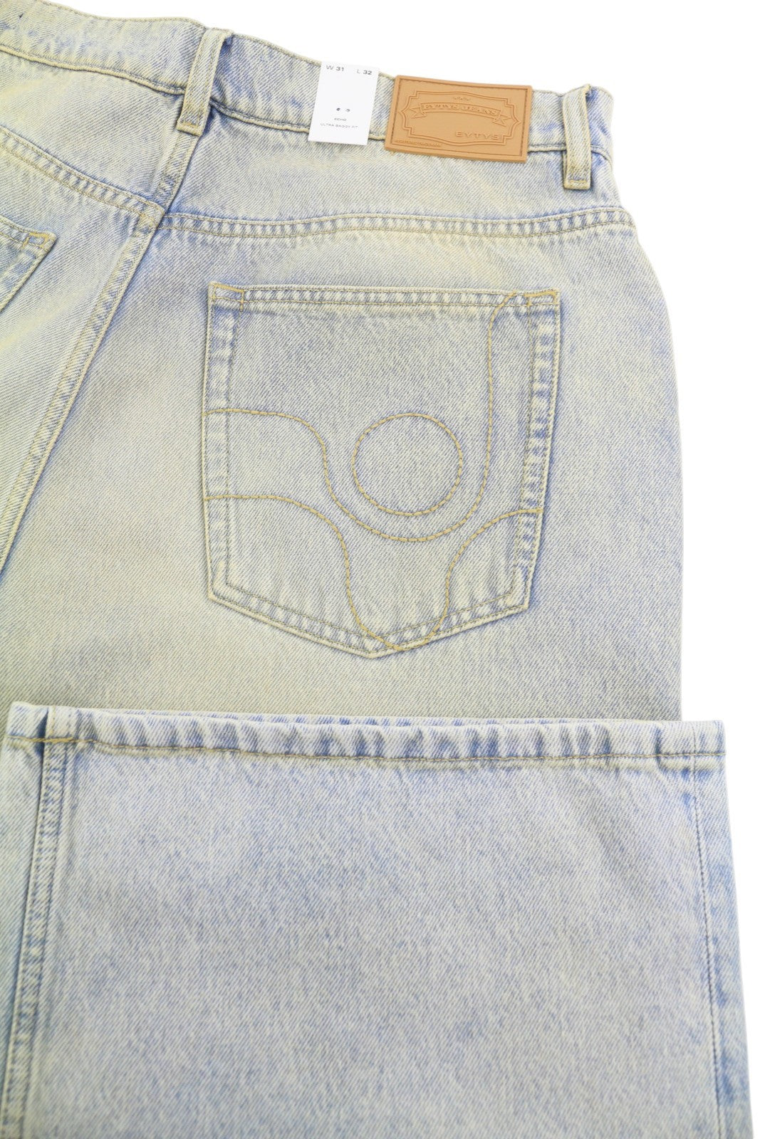 Eytys Echo Bronze Ultra Baggy Women Jeansaged Look Muži Unisex Rrp370