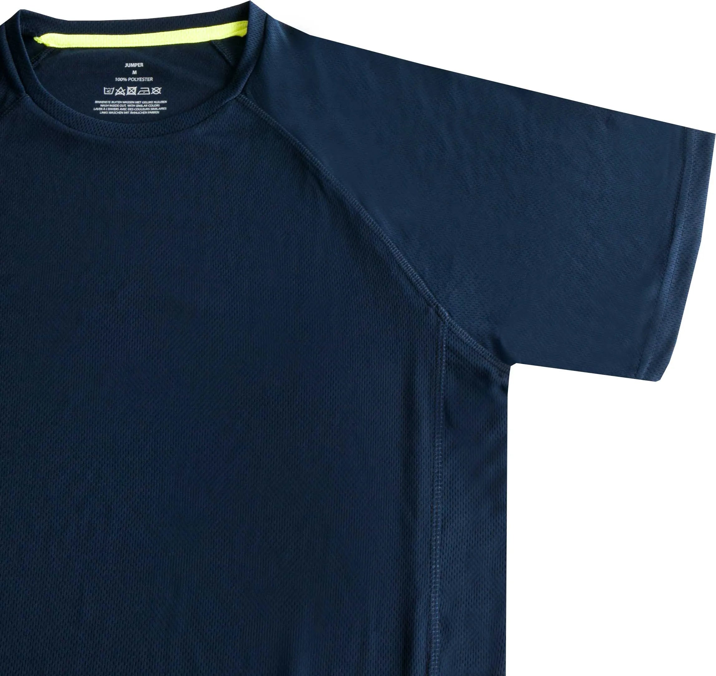 T-shirt sportiva maglione uomo blu navy