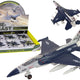 Airplane Friction Drive Lights Sounds 1:72 Navy
