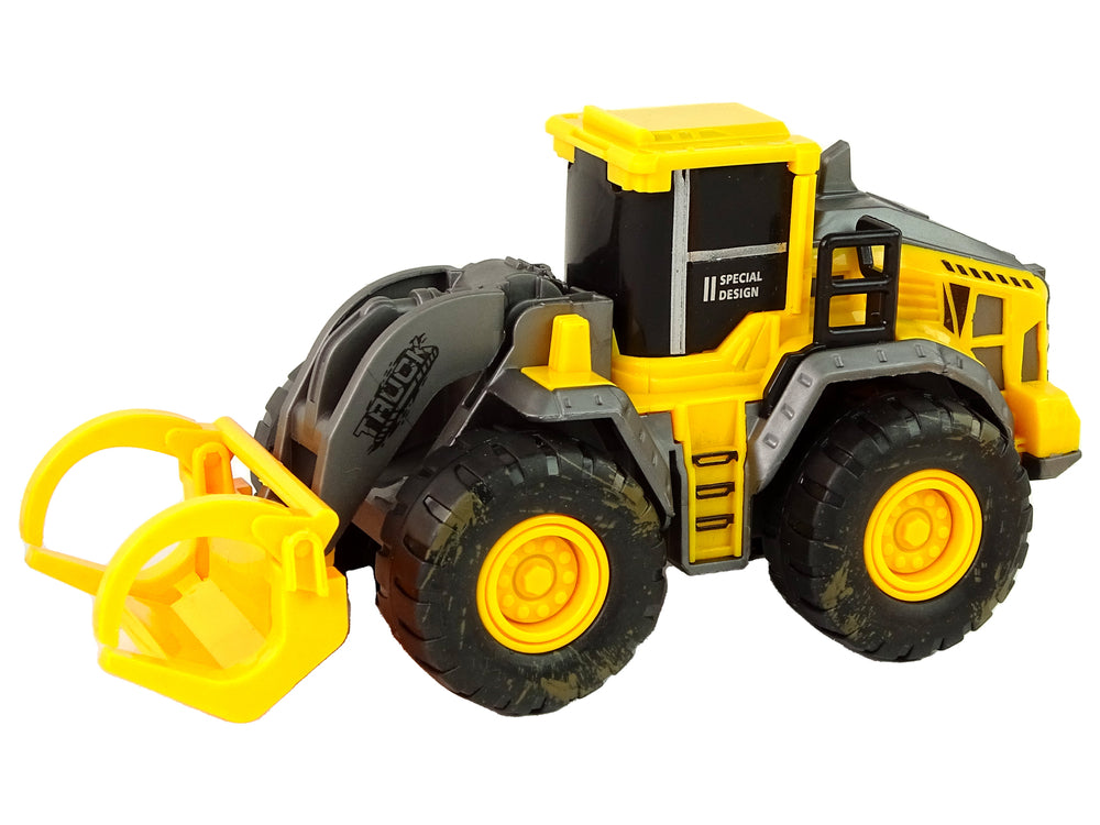 Set Of Construction Vehicles 3 Yellow Models