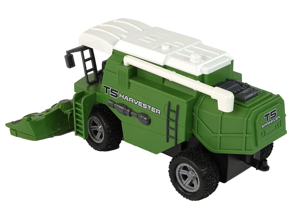 Remote Controlled Agricultural Harvester R/c Lights Green
