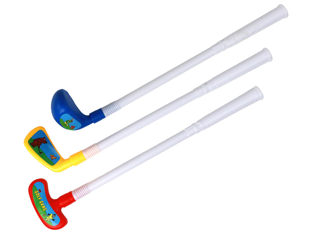 Mini Golf Set For Children Sticks 12 Pieces.