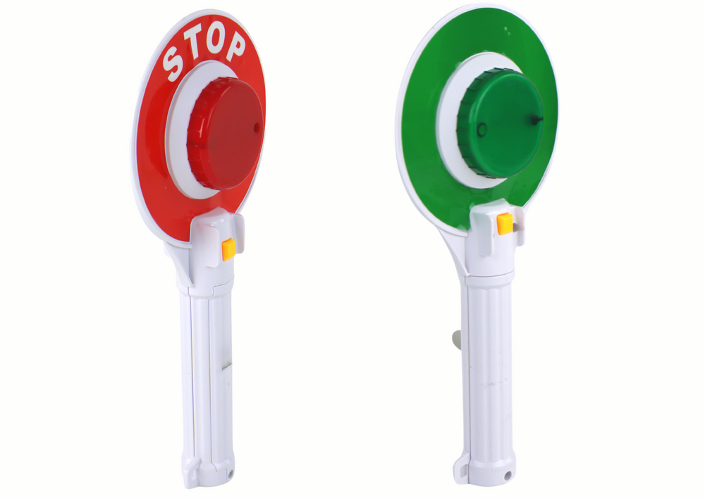 Police Lollipop For Children Double-sided Stop Light