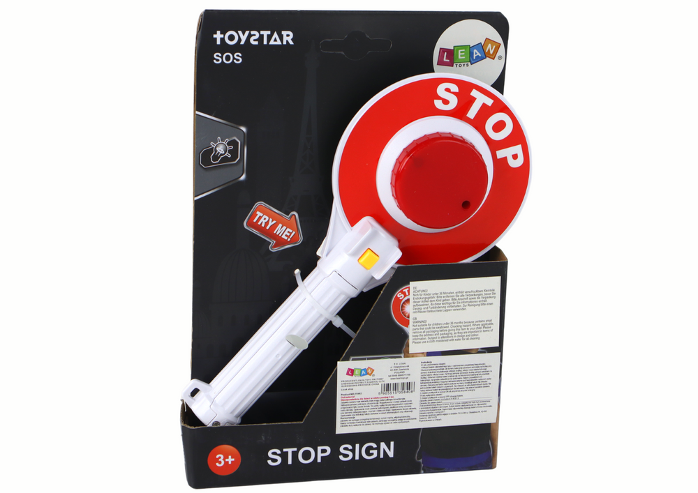 Police Lollipop For Children Double-sided Stop Light