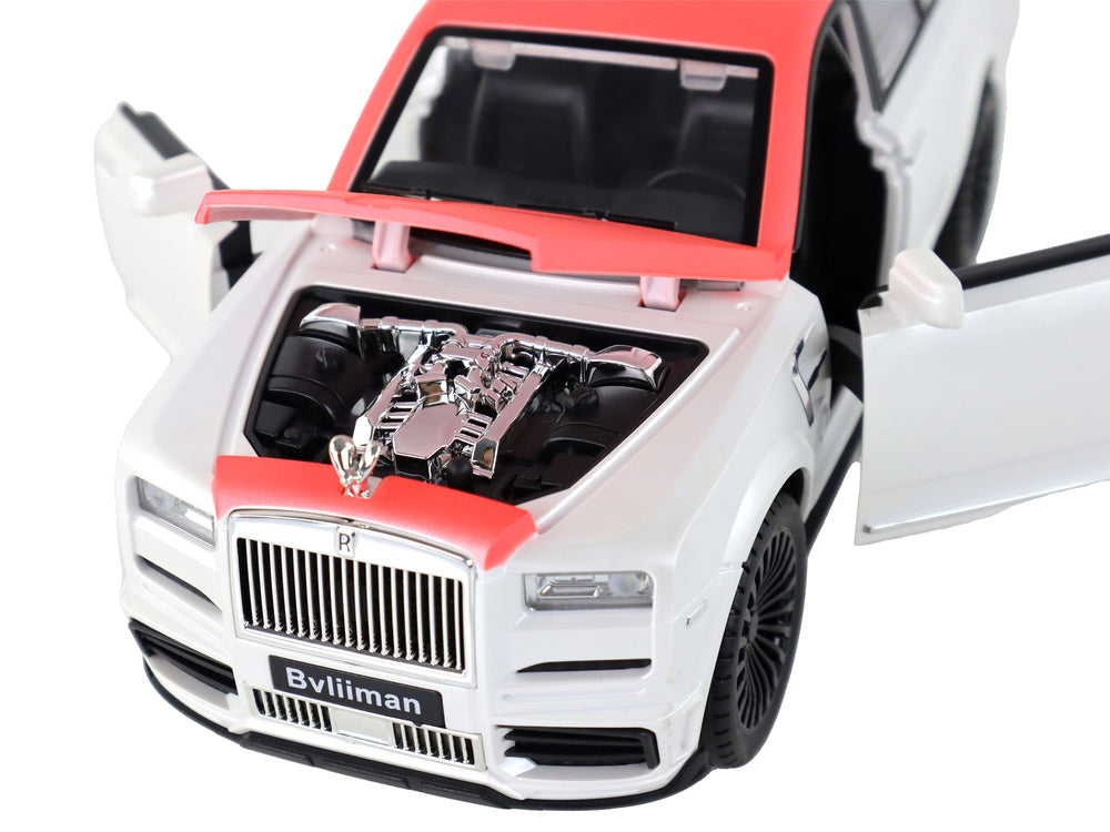 Car R/c 1:20 White And Red Pilot Car