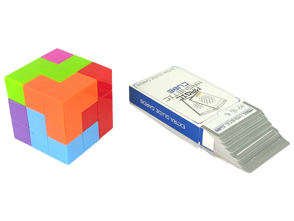 Magnetic Puzzle Cube Double-sided Cards 108 Challenges