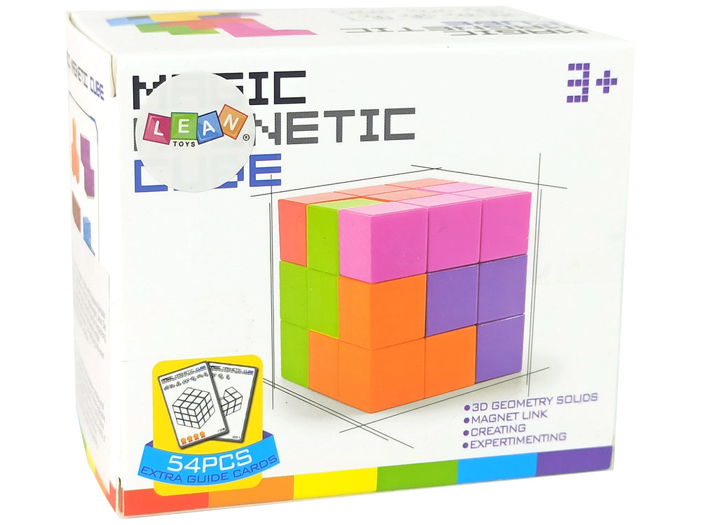 Magnetic Puzzle Cube Double-sided Cards 108 Challenges