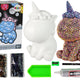 Creative Unicorn Kit Diy Diamonds Crystals Brown