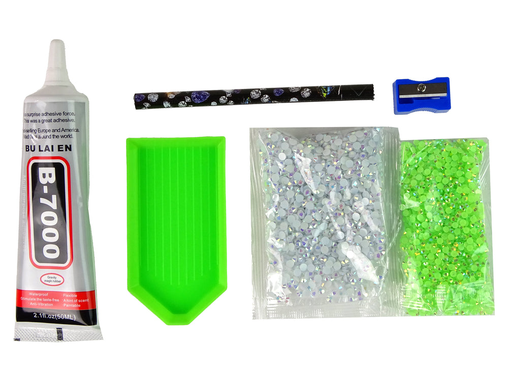 Creative Unicorn Kit Diy Diamonds Crystals Green