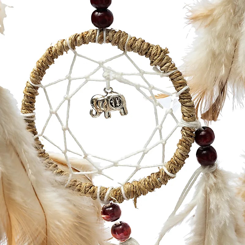 Dreamcatcher Hamp Moon And Circle --pakke A 2 Stk - ±57x13cm