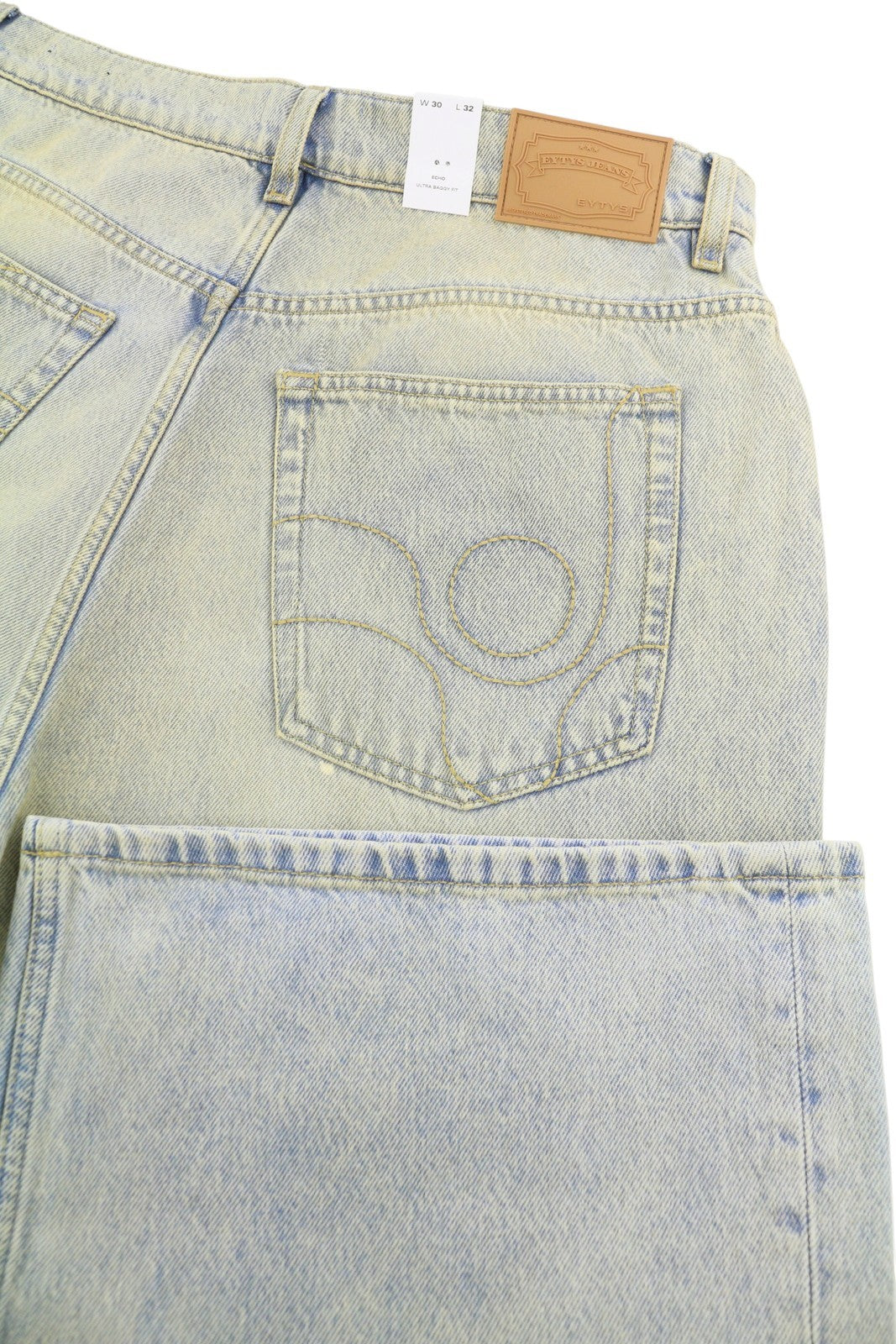 Eytys Echo Bronze Ultra Baggy Women Jeansaged Look Muži Unisex Rrp370